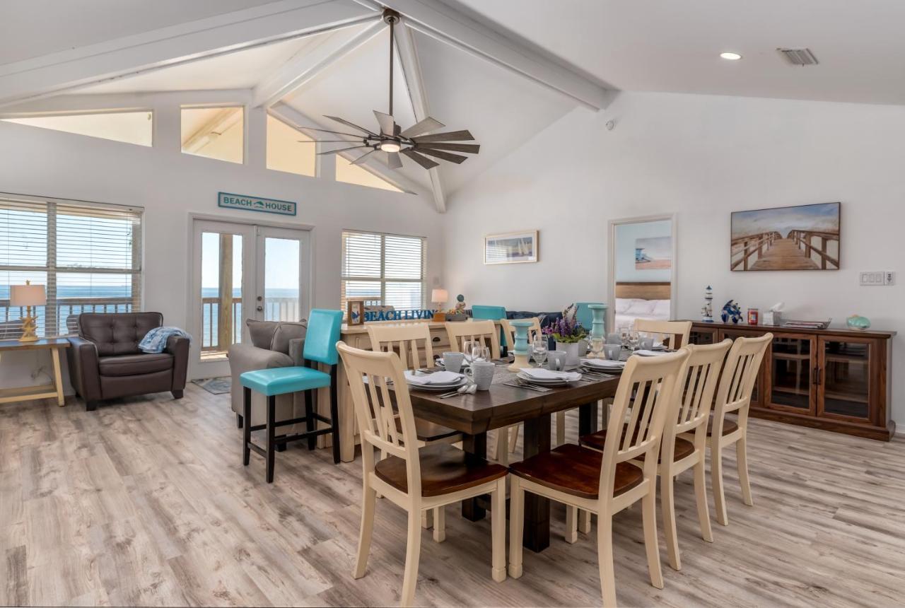 Sun Spot - True Gulf Front Private Home With Lovely Gulf Side Deck, Home Dauphin Island Exterior photo